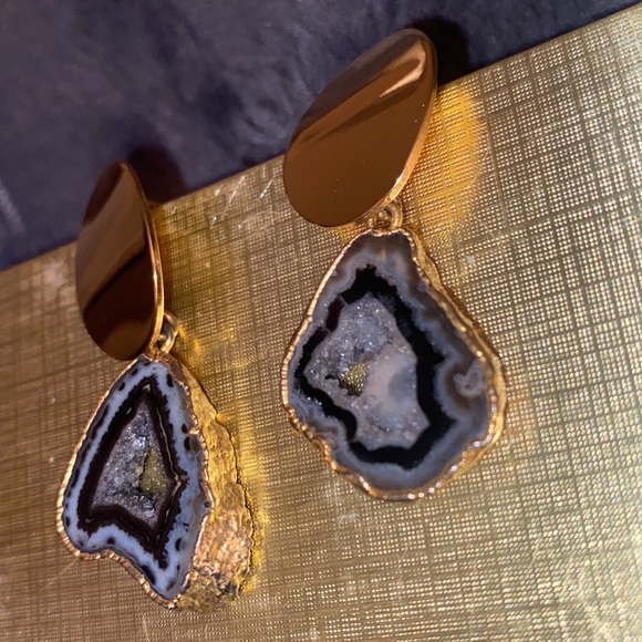 agate healing stone earings - Picture 1 of 9